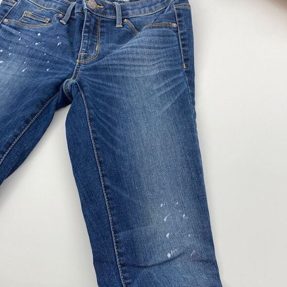 Mossimo Mid-Rise Jegging with Paint Splatter ankle Slit Detail 0/25 - Picture 5 of 11